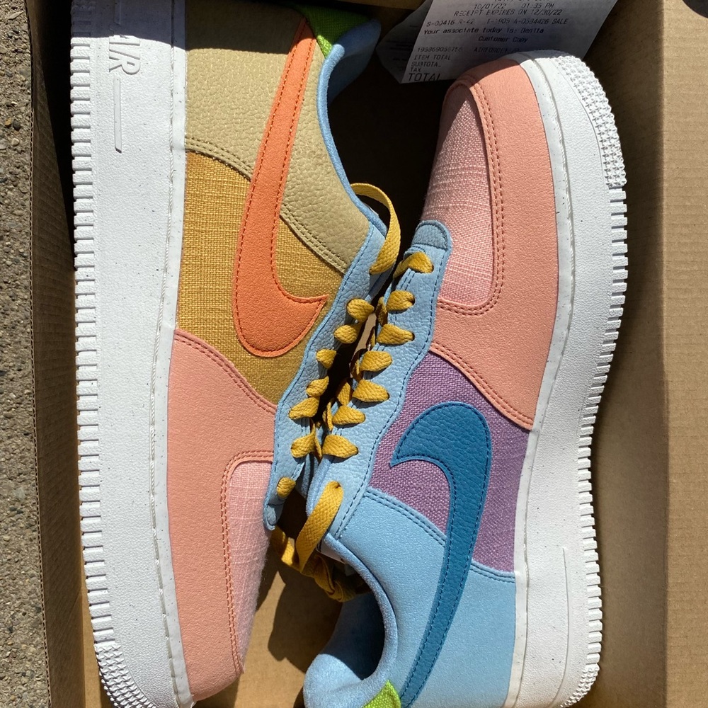 Nike AF 1 Sun Club Size 10 Mens DS OG All with Store Receipt